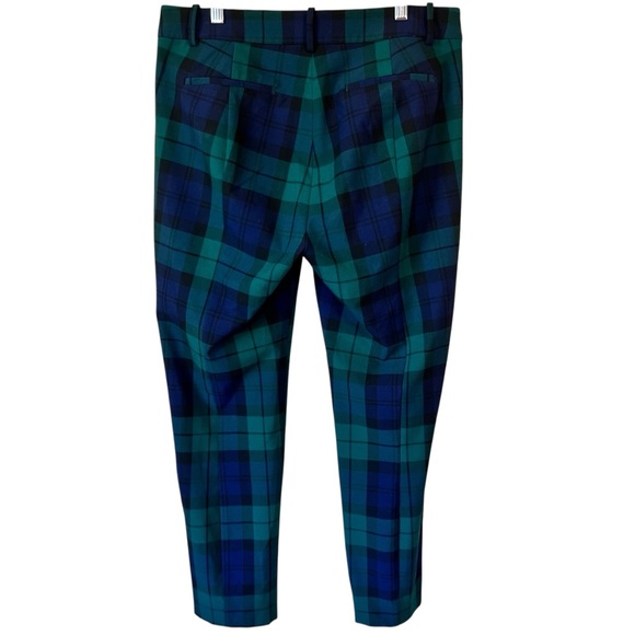 J Crew Slim Cropped Ruby Pant in Black Watch Plaid - Picture 11 of 12